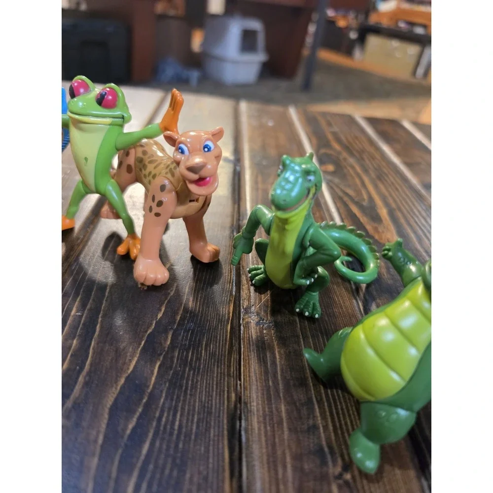 RFC Rainforest Cafe Poseable Figures PVC Lot of 6 y2k‎